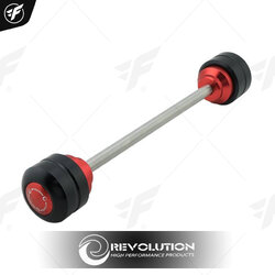 แกนล้อหน้ากันล้ม REVOLUTION V2 ADV-150 แดง