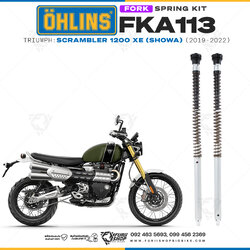สปริงโช้คหน้า Ohlins FKA113 For Triumph Scrambler 1200 XE (Showa) 2019-2022
