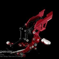 ชุดเกียร์โยง Bikers สีแดง for Kawasaki Ninja300 Z300 คาวาซากิ