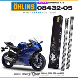สปริงโช้คหน้า Ohlins 08432-05 For Yamaha YZF R6 2017-2023