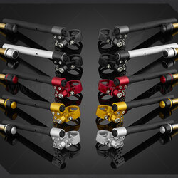 ชุดแฮนด์จับโช๊ค+ปลายแฮนด์พร้อมทองเหลืองถ่วงน้ำหนัก Bikers Honda CBR650R