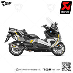 ท่อมอเตอร์ไซค์ Akrapovic Slip on For BMW C650 Sport ท่อแต่ง ท่อสูตร ท่อบิ๊กไบค์ ท่อBigbike ท่อไอเสีย