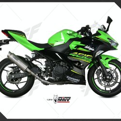ท่อมอเตอร์ไซค์ MIVV ON-KAT PIPE FOR KAWASAKI NINJA 400 2018+ท่อแต่ง ท่อสูตร ท่อบิ๊กไบค์ ท่อBigbike ท่อไอเสีย