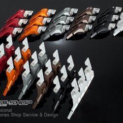 การ์ดบังโช๊คหน้า biker for Kawasaki ER6N Front Fork Guards คาวาซากิ ER6N