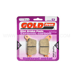 ผ้าเบรกหลัง GOLDFREN S3 FOR YAMAHA R1/R1M (2016)