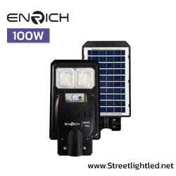 โคมไฟถนนโซล่าเซลล์ LED 100W ENRICH Sunlight All in one