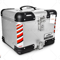 กล่องบน LOBOO TIBET 36L สีเงิน 1ใบ พร้อมชุดยึดบน FOR HONDA CB500X