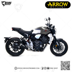 ท่อมอเตอร์ไซค์ ARROW MOTOGP BLACK SLIP-ON FOR HONDA CB1000R ท่อแต่ง ท่อสูตร ท่อบิ๊กไบค์ ท่อBigbike ท่อไอเสีย