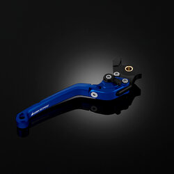 มือเบรกหน้าปรับระดับพับได้ BIKERS สีน้ำเงิน FOR YAMAHA R15 2017