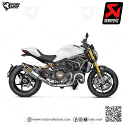 ท่อแต่ง Akrapovic Exhaust Slip-On Line (Titanium) : for DUCATI MONSTER 1200 R 2014-2016