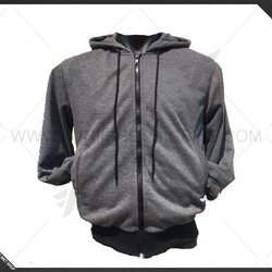 เสื้อแจ็คเก็ต KINGPANTHER HOOD พื้นเทา