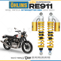 โช๊คหลังแต่ง Ohlins RE911 For Royal Enfield Interceptor 650 ปี 2019-2021