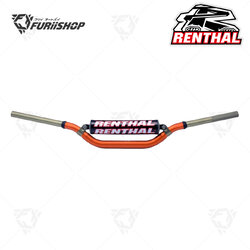 แฮนด์ Renthal Twinwall Handlebar Orange : 997-01-OR-02-185 (RC/HON CRF 04-18 , KAW KX/KXF 06-)