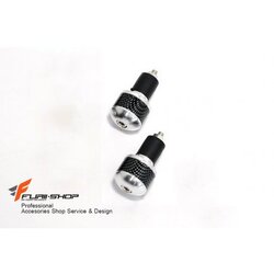 ตุ้มปลายแฮนด์เคปร่า สีเงิน