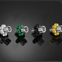 ตัวตั้งคลัทช์สแตนเลส ตัวเล็ก (Stainless Clutch Cable Adjuster (Small)) Bikers Kawasaki NINJA 650 ABS (2012-2016)