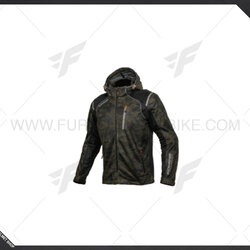 เสื้อแจ็คเก็ต KOMINE Jk-135 protect full M-parka black/camo