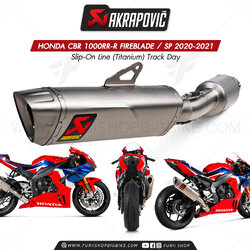 ท่อแต่ง Akrapovic Exhaust Slip-On Line (Titanium) GP ปลายดาบ HONDA CBR1000RR-R FIREBLADE / SP 2020-2021