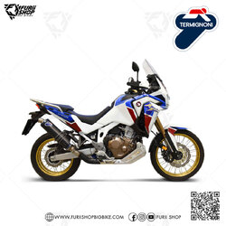 ท่อมอเตอร์ไซค์ Termignoni Slip on Black : for Honda Africa Twin 2020-2021 CRF1100L