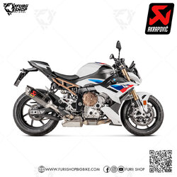 ท่อแต่ง Akrapovic Slip on Carbon New shape : for BMW S1000RR 2019-2022/All new S1000R Naked 2021-2022
