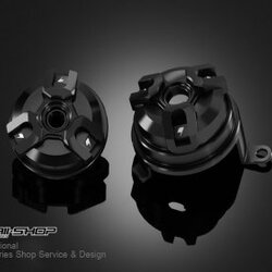 ฝาครอบแฟริ่ง ด้านซ้าย BIKERS FAIRING CAPS FOR HONDA MSX ดำ