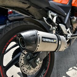 ท่อมอเตอร์ไซค์ Diavolo DV15 พร้อม Slipon สำหรับ Honda CBR300R ท่อแต่ง ท่อสูตร ท่อบิ๊กไบค์ ท่อBigbike ท่อไอเสีย