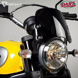 ชิวหน้า DART FLYSCREEN ทรง PIRANHA For : SCRAMBLE 400/800