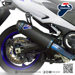 ท่อมอเตอร์ไซค์ Termignoni Black Black : for Yamaha TMAX560