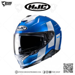 หมวกกันน็อคเต็มใบ(มีแว่นกันแดด) HJC I71 : PEKA MC2SF