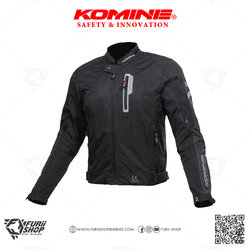 เสื้อแจ็คเก็ต KOMINE JK-136 Air Flow System Black (closed)