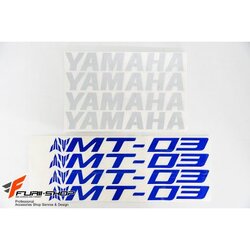 สติ๊กเกอร์ขอบล้อใน สีน้ำเงิน ขาว FOR YAMAHA MT03