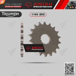 สเตอร์หน้า JOMTHAI (พระอาทิตย์) : 1183 (EX) 18ฟัน Chain 525 For Triumph 800 Bonneville T100 (02-05), 865 Bonneville T100 (06-15, 865 Scrambler (15), 900 Scranbler (15) ตัวหม้อน้ำ5รู