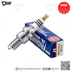 หัวเทียน NGK BPR5EIX ขั้ว Iridium (UPGRADE ตรงรุ่นเบอร์เดิม BOSCH WQR8DC) : for Royal Enfield Classic 350 / Classic 500 / Bullet 350 / Bullet 500 / Thunderbird X 500 / Bullet Trials 500 (1 หัว)