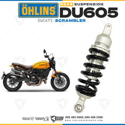 โช๊ค โช๊คอัพ โช๊คแต่ง โช๊คมอเอตร์ไซค์ OHLINS รหัส DU 605 FOR DUCATI SCRAMBLER