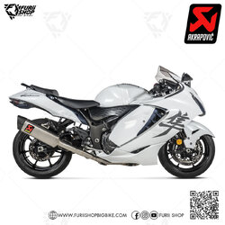 ท่อแต่ง Akrapovic SS GP ปลายดาบ Single : for Suzuki Hayabusa 1300R 2021-2023 All new !!