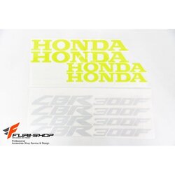 สติ๊กเกอร์ขอบล้อใน สีเลมอล ขาว FOR HONDA CBR300F
