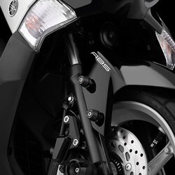 ชุดกันล้มบังโคลนหน้า BIKERS สีดำ รุ่นธรรมดา FOR YAMAHA NMAX155