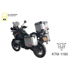 กล่องข้าง ปี๊บบน พร้อมเพลท K2 PRO 40L FOR KTM 1190 ADV
