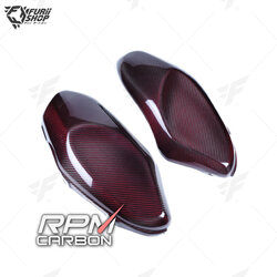 RPM Carbon Tank Covers Red : for Yamaha XSR900 2015+