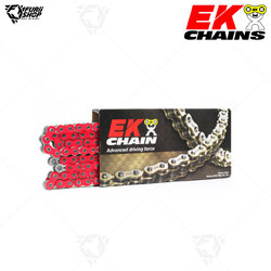 โซ่ EX MOTORCYCLE CHAINS QX-RING SRX2 SERIES(แดงเงา) ขนาด 520 : รองรับ 750 cc