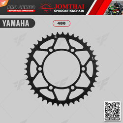 สเตอร์หลัง JOMTHAI (พระอาทิตย์) : 486 For Yamaha YZF-R6 (03-20), YZF-R1 (09-14), MT-07, MT-09, MT-10, XSR700-900, 900Tracer