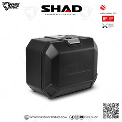 กล่องข้าง SHAD TR47R (ขวา) Black ขนาด 47 ลิตร (สามารถเก็บหมวกกันน็อคได้) มีตาข่าย และ ชุดกุญแจกล่อง 3 ใบ