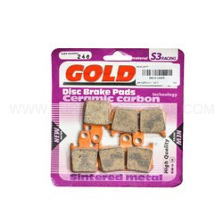 ผ้าเบรกหน้า GOLDFREN S3 FOR YAMAHA MT-01 (2007-2010)