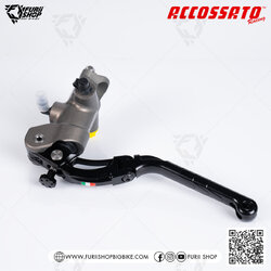 ปั้มเบรกซ้าย/คลัตช์ Accossato Radial Clutch CNC ยืด-หดได้ (CY007N-L-18) : (ลูกสูบ 16 ระยะก้าน 18)