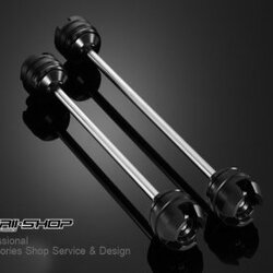 ชุดกันล้มล้อหน้า bikers for ฮอนด้า Honda MSX Front Axel Slider ดำ