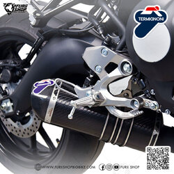 ท่อมอเตอร์ไซค์ Termignoni Carbon-Black : for Yamaha XSR900 2017-2020
