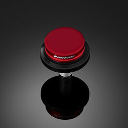 ตัวยึดแผงคอ BIKERS สีแดง FOR YAMAHA R15 2017