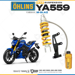 โช๊คหลัง โช๊คอัพ โช๊คแต่ง โช๊คมอเอตร์ไซค์ OHLINS YA559 FOR YAMAHA M-SLAZ