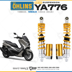 โช๊คหลัง OHLINS YA776 FOR YAMAHA NMAX 2015 - 2018