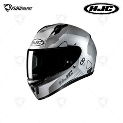 หมวกกันน็อค HJC C10 Full Face ASPA : MC5SF สีเทา/ซิลเวอร์/ดำ ผิวด้าน (มี มอก.)