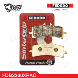 ผ้าเบรกหน้า FERODO RACING : For Brembo Kawasaki Ducati Aprilia Suzuki Honda Triumph (FDB2260XRAC)